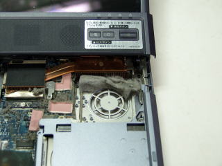 VAIO 熱暴走フリーズ 対策前